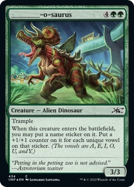 Image for _______-o-saurus (Galaxy Foil) (434) - Magic: The Gathering