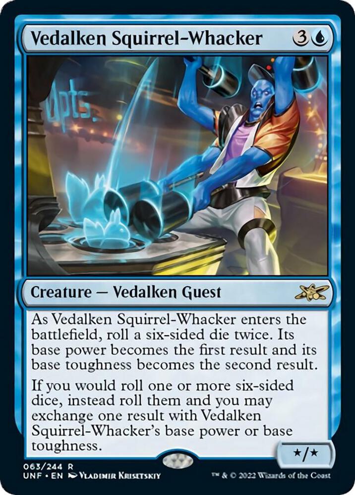 Image for Vedalken Squirrel-Whacker (63) - Magic: The Gathering