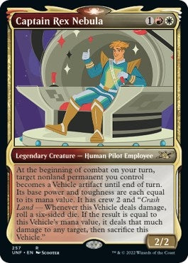 Image for Captain Rex Nebula (Showcase) (257) - Magic: The Gathering