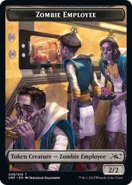 Image for Zombie Employee Token (6) - Magic: The Gathering