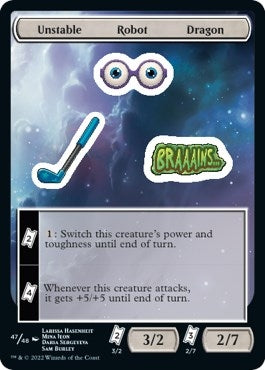 Image for Unstable Robot Dragon (47) - Magic: The Gathering