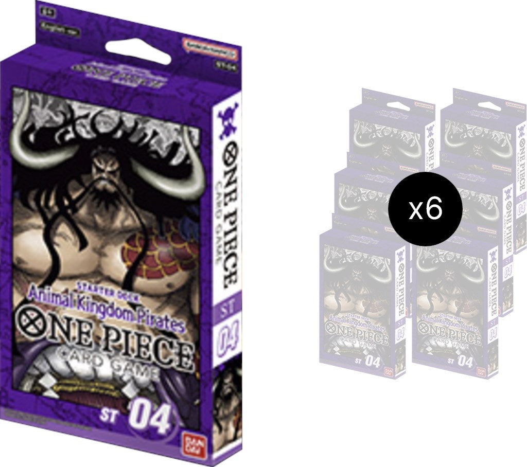 Image for Starter Deck 4: Animal Kingdom Pirates Display - One Piece Card Game