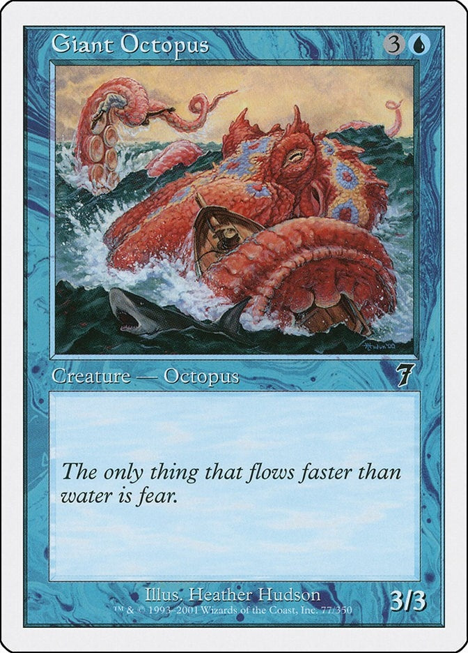 Image for Giant Octopus (77) - Magic: The Gathering