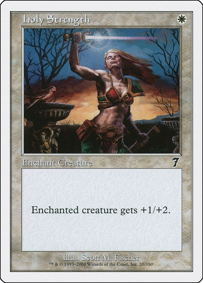 Image for Holy Strength (20) - Magic: The Gathering