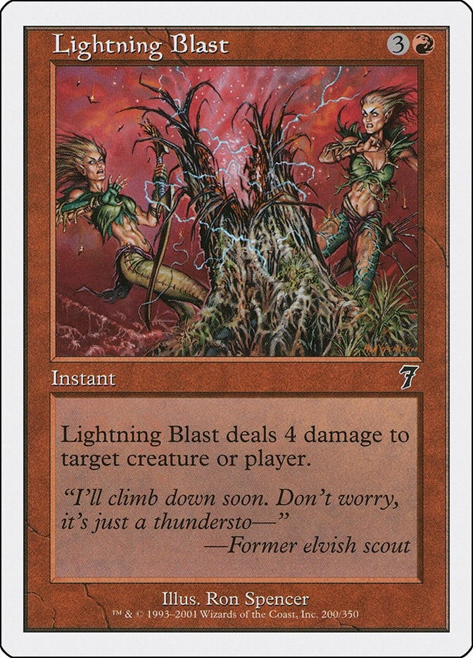 Image for Lightning Blast (200) - Magic: The Gathering