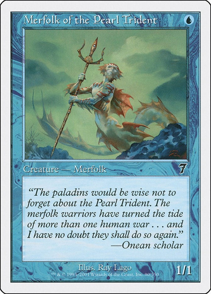 Image for Merfolk of the Pearl Trident (90) - Magic: The Gathering