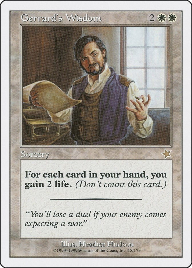 Image for Gerrard's Wisdom (18) - Magic: The Gathering