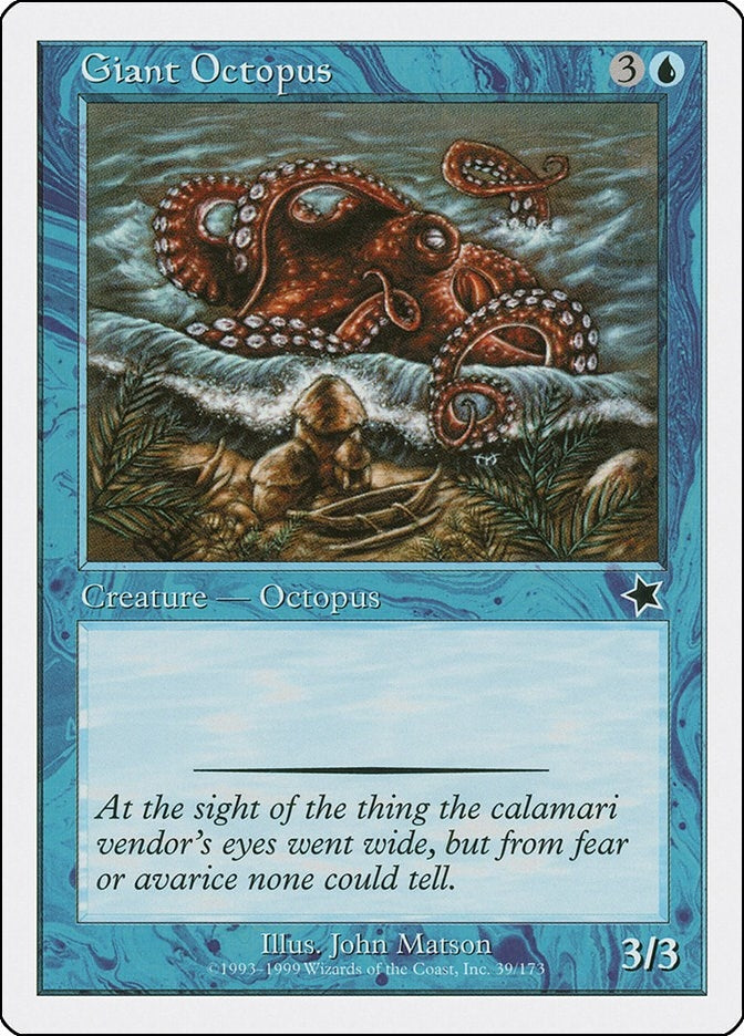 Image for Giant Octopus (39) - Magic: The Gathering