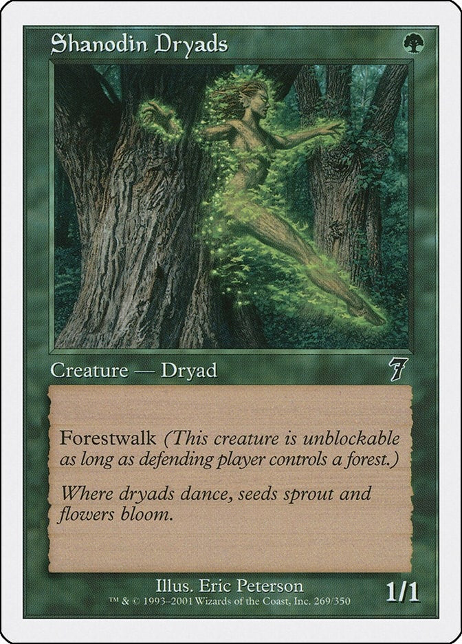 Image for Shanodin Dryads (269) - Magic: The Gathering