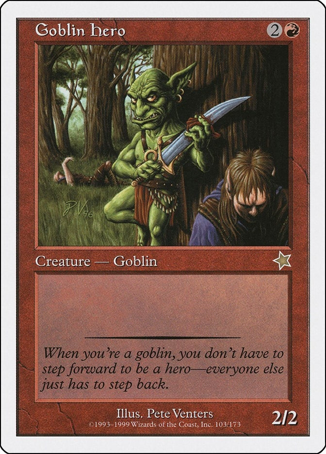Image for Goblin Hero (103) - Magic: The Gathering