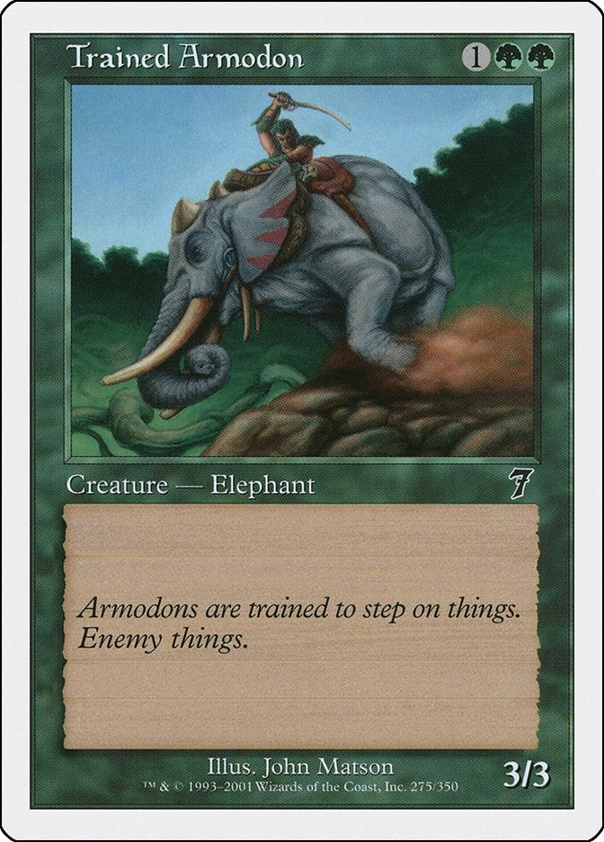 Image for Trained Armodon (275) - Magic: The Gathering
