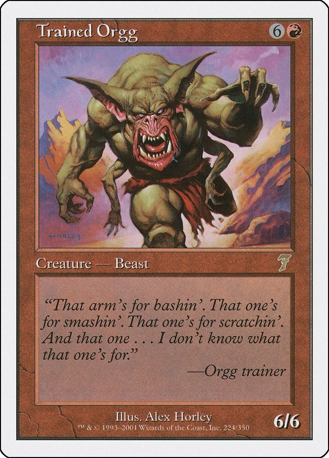 Image for Trained Orgg (224) - Magic: The Gathering