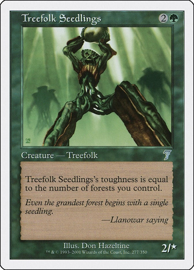 Image for Treefolk Seedlings (277) - Magic: The Gathering
