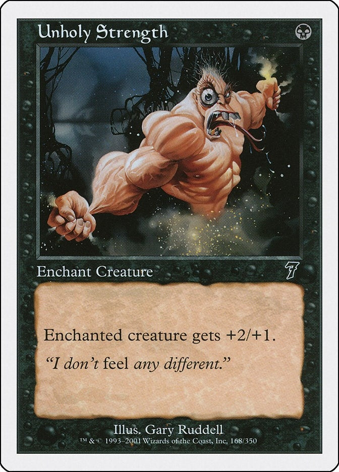 Image for Unholy Strength (168) - Magic: The Gathering