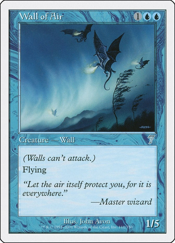 Image for Wall of Air (111) - Magic: The Gathering
