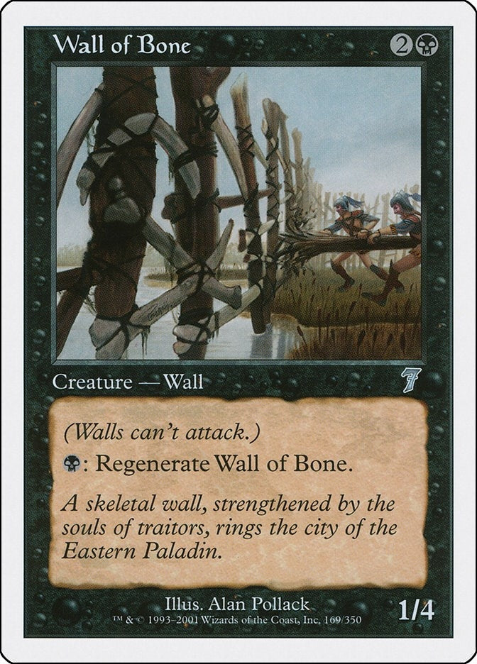Image for Wall of Bone (169) - Magic: The Gathering