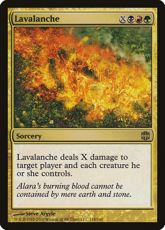 Image for Lavalanche (118) - Magic: The Gathering