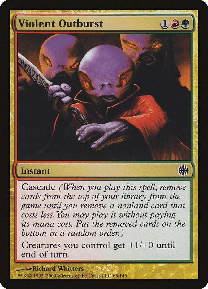Image for Violent Outburst (63) - Magic: The Gathering