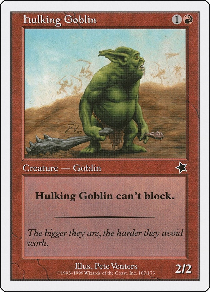Image for Hulking Goblin (107) - Magic: The Gathering