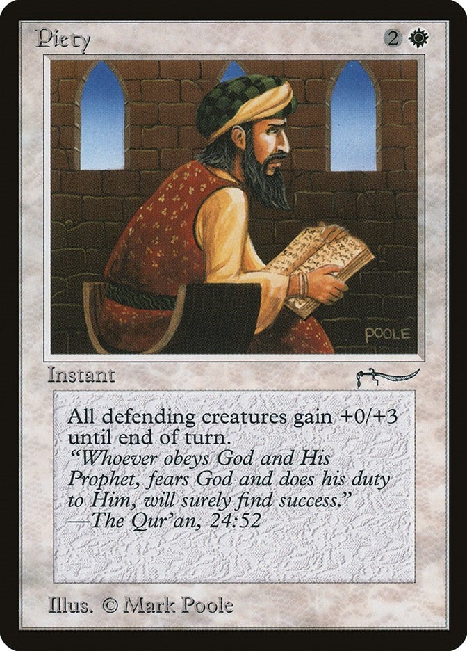 Image for Piety - Magic: The Gathering