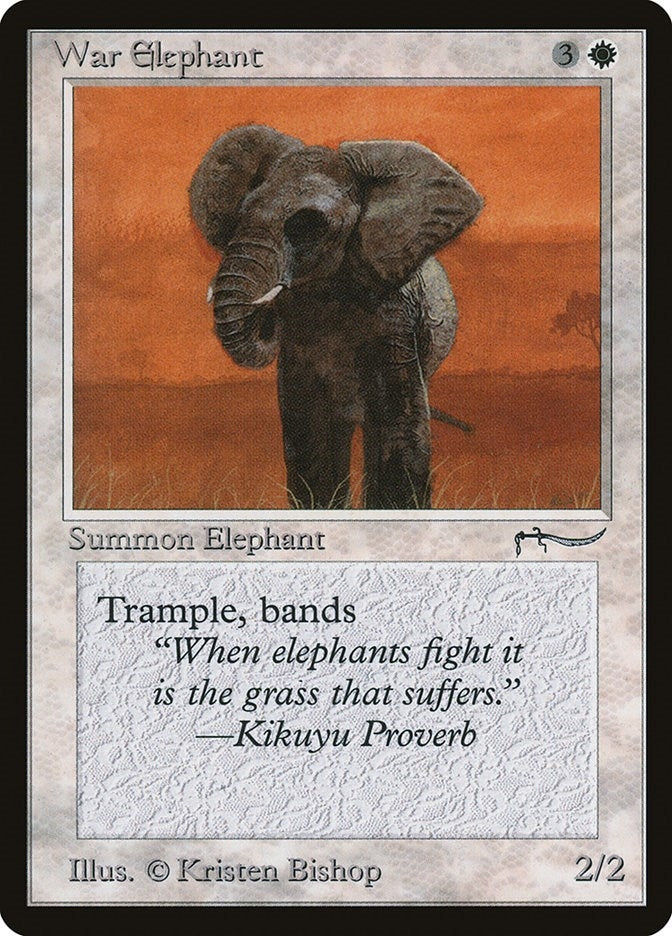 Image for War Elephant - Magic: The Gathering
