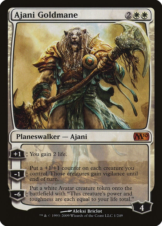 Image for Ajani Goldmane (1) (M10) - Magic: The Gathering