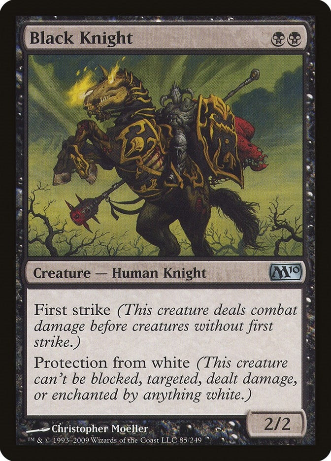 Image for Black Knight (85) (M10) - Magic: The Gathering