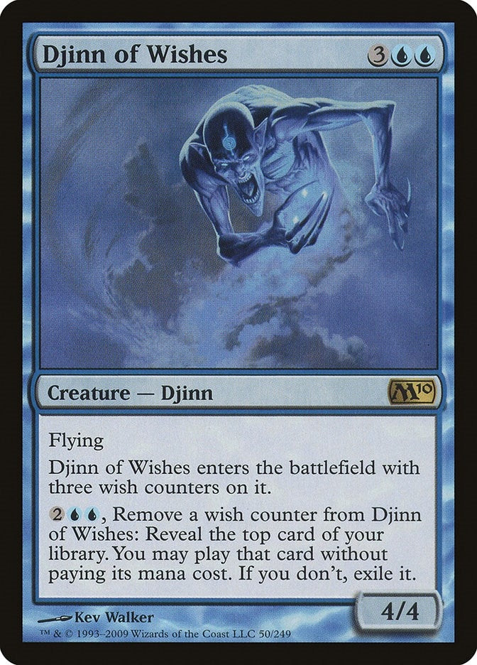 Image for Djinn of Wishes (50) (M10) - Magic: The Gathering