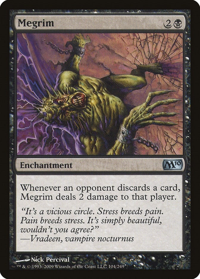 Image for Megrim (104) (M10) - Magic: The Gathering