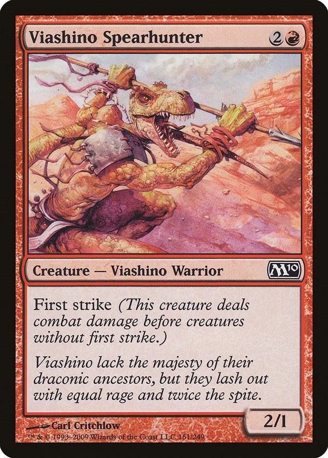 Image for Viashino Spearhunter (161) (M10) - Magic: The Gathering