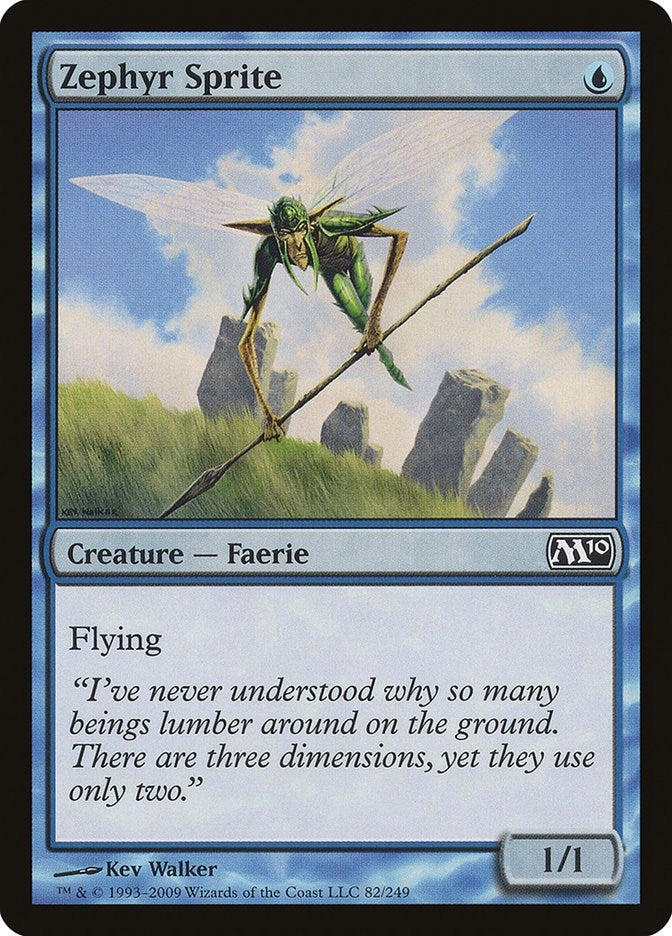 Image for Zephyr Sprite (82) (M10) - Magic: The Gathering