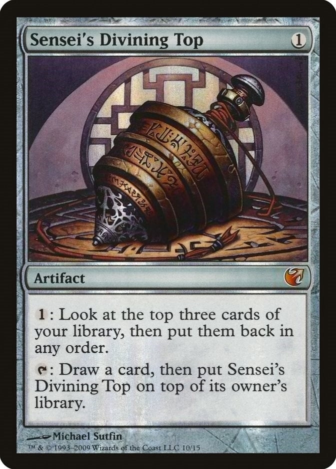 Image for Sensei's Divining Top (10) - Magic: The Gathering