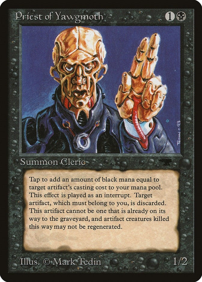 Image for Priest of Yawgmoth - Magic: The Gathering