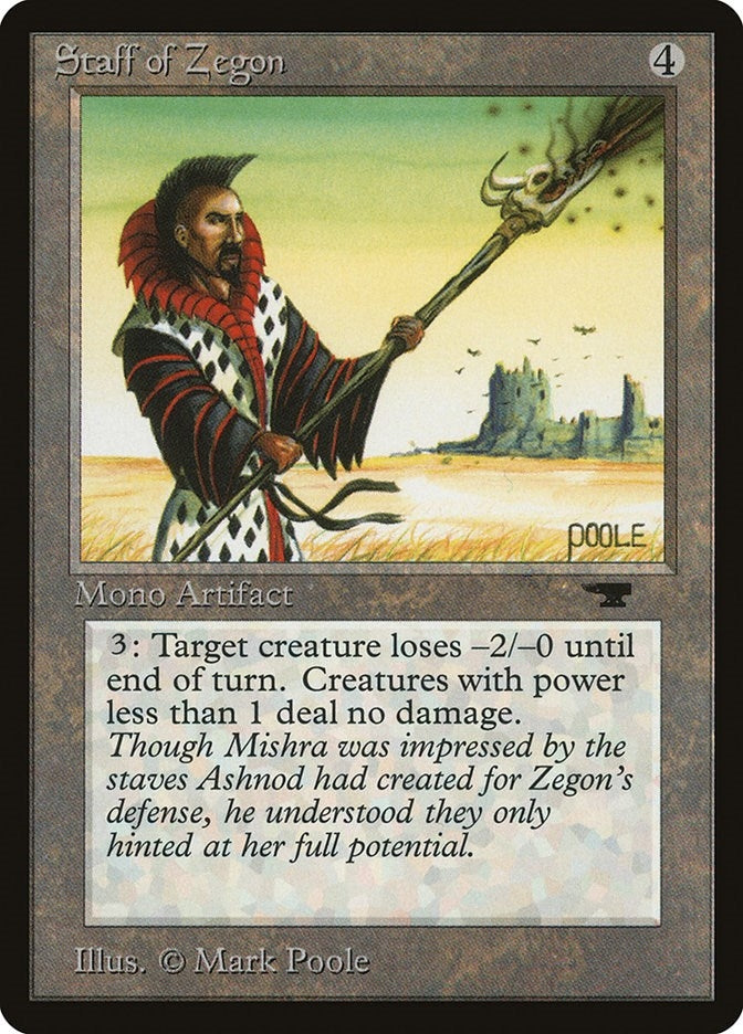 Image for Staff of Zegon - Magic: The Gathering