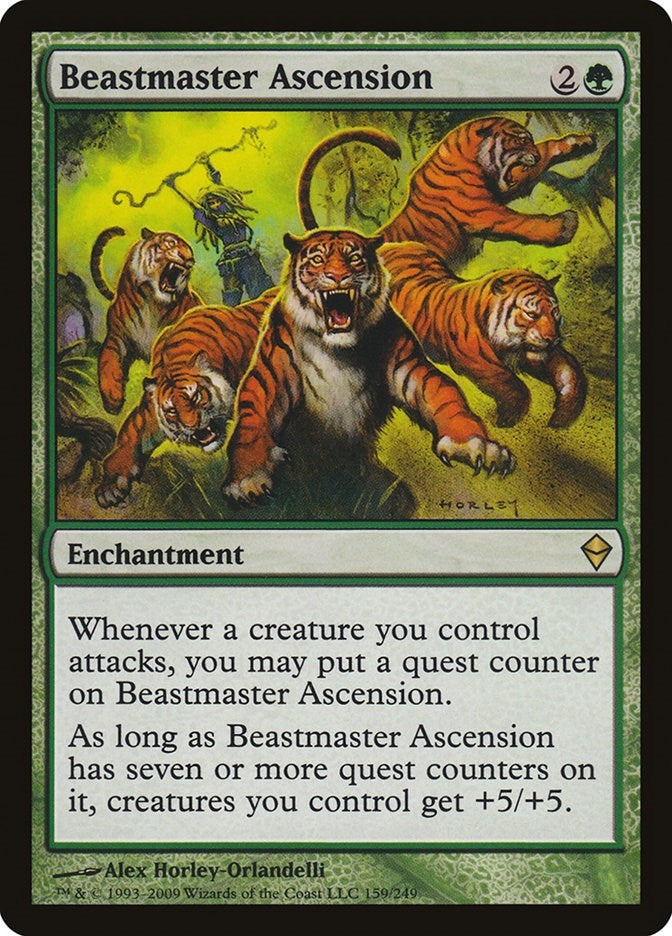 Image for Beastmaster Ascension (159) - Magic: The Gathering