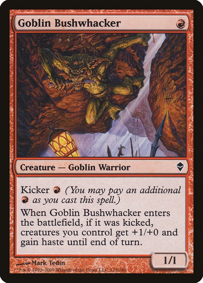 Image for Goblin Bushwhacker (125) - Magic: The Gathering