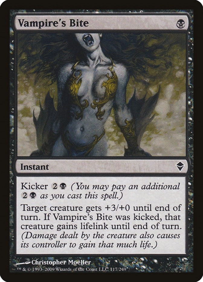 Image for Vampire's Bite (117) - Magic: The Gathering