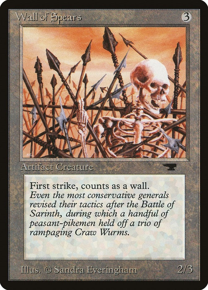 Image for Wall of Spears - Magic: The Gathering
