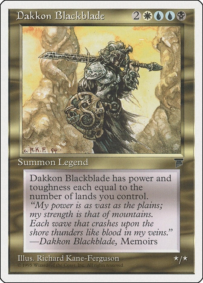 Image for Dakkon Blackblade - Magic: The Gathering