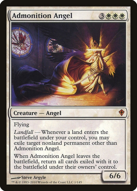 Image for Admonition Angel (1) (WWK) - Magic: The Gathering