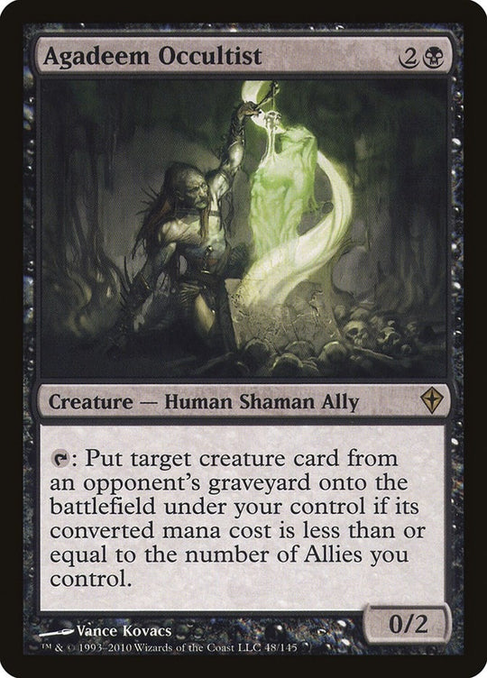 Image for Agadeem Occultist (48) (WWK) - Magic: The Gathering