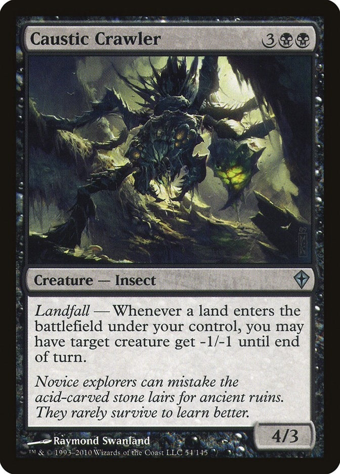 Image for Caustic Crawler (54) (WWK) - Magic: The Gathering