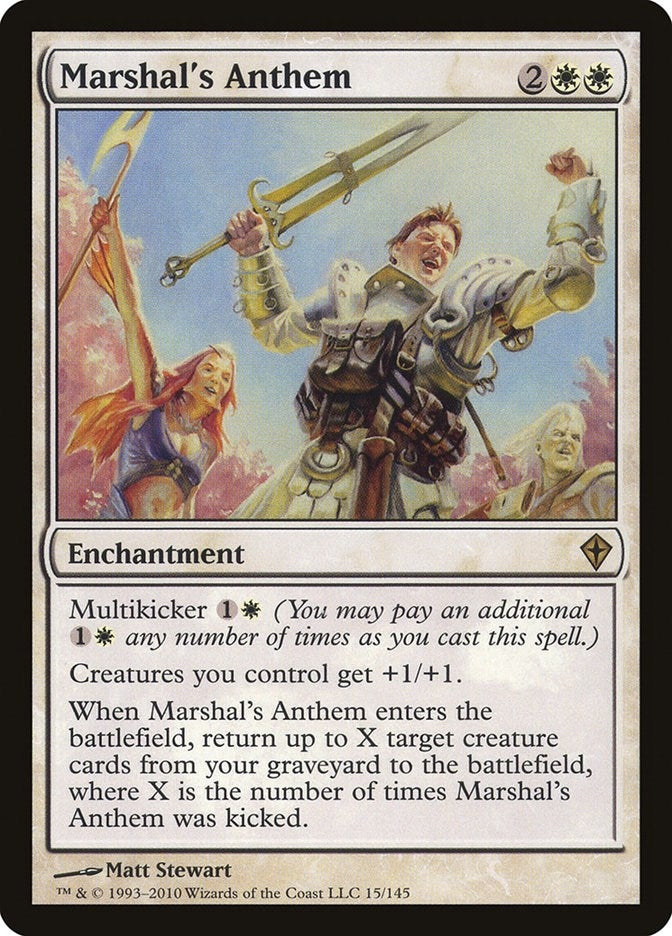 Image for Marshal's Anthem (15) (WWK) - Magic: The Gathering
