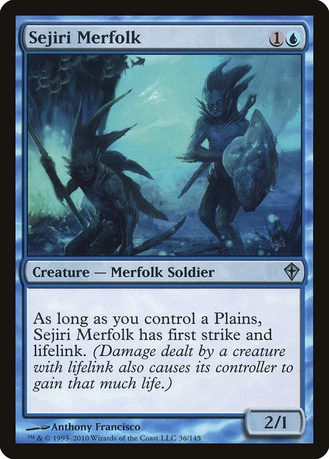 Image for Sejiri Merfolk (36) (WWK) - Magic: The Gathering