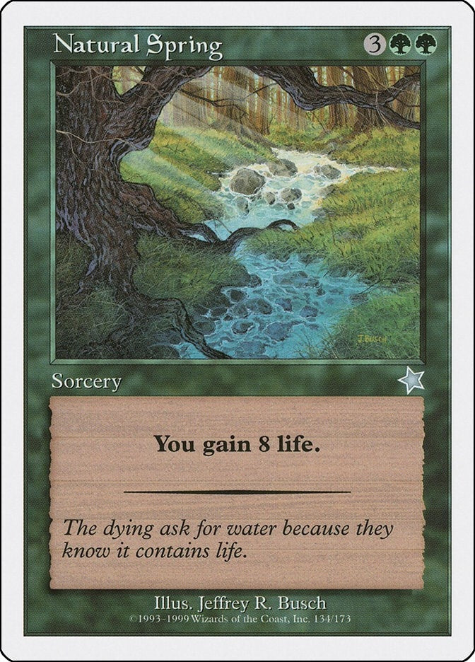 Image for Natural Spring (134) - Magic: The Gathering