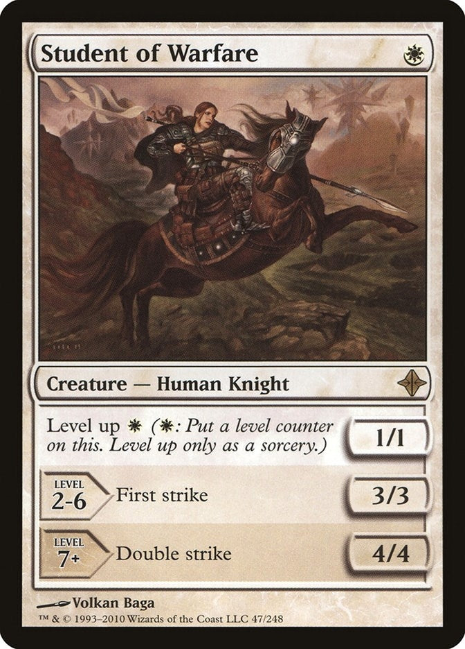 Image for Student of Warfare (47) (ROE) - Magic: The Gathering