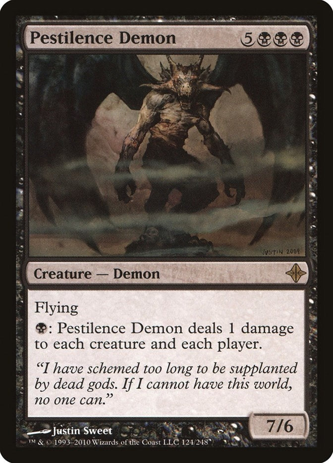 Image for Pestilence Demon (124) - Magic: The Gathering