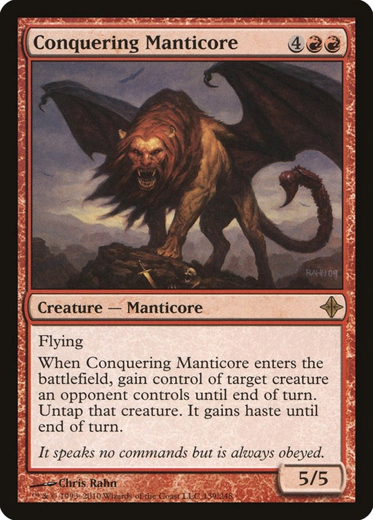 Image for Conquering Manticore (139) (ROE) - Magic: The Gathering