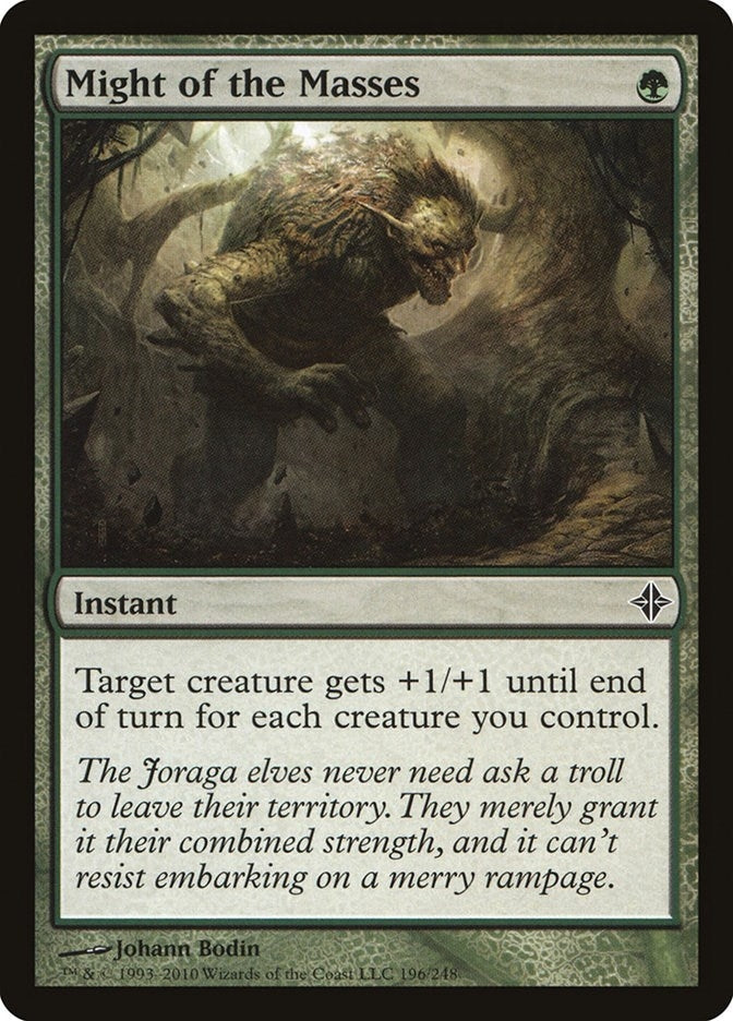 Image for Might of the Masses (196) (ROE) - Magic: The Gathering
