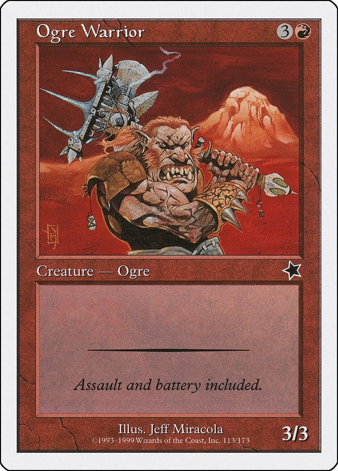 Image for Ogre Warrior (113) - Magic: The Gathering